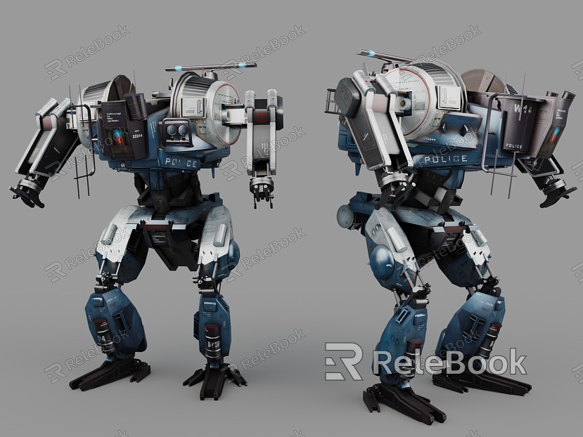 Cyberpunk style sci-fi robot robot Mecack Century sci-fi style robot war robot model