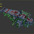 Modern Fighter Science Fiction Fighter Next Generation Fighter Science Fiction Fighter 3d model