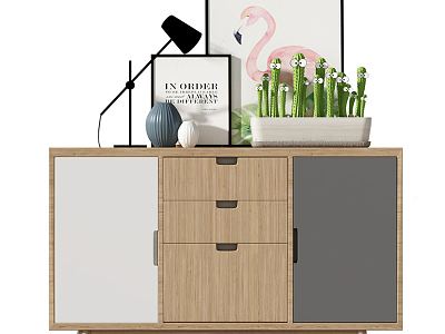 Nordic Entrance Cabinet model