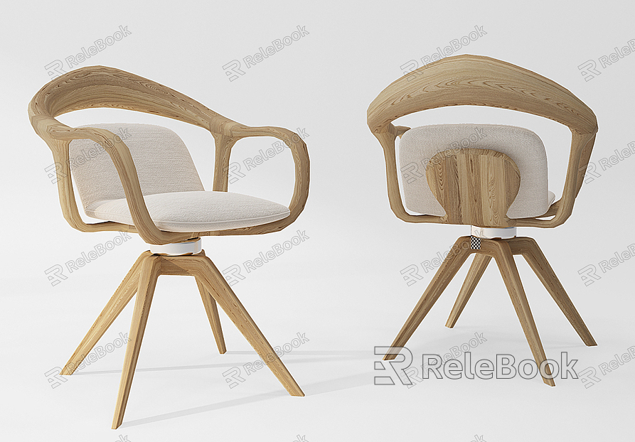 Nordic single chair single chair model