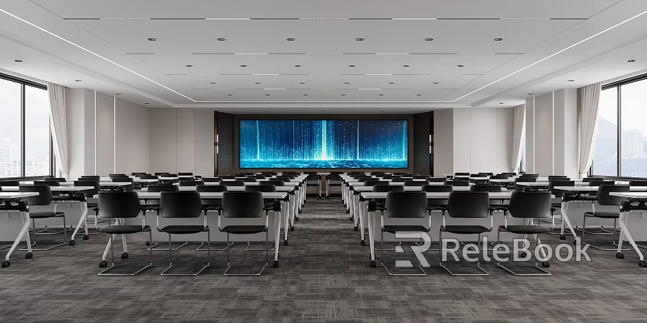 Meeting Room Meeting Room Office Meeting Room Large Meeting Room Multi-Person Meeting Room Meeting Table 3d model 
