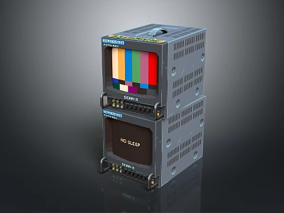Schneider Electronic Control Module With Stacked Design And Colorful Display Screen 3d model