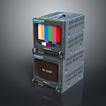 Schneider Electronic Control Module With Stacked Design And Colorful Display Screen 3d model