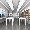 Modern Mobile Phone Store Apple Experience Store Digital Store Mobile Phone Accessories Store Display Cabinet Zhongdao Display Desk 3d model