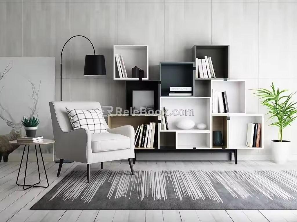 Single sofa 3d model