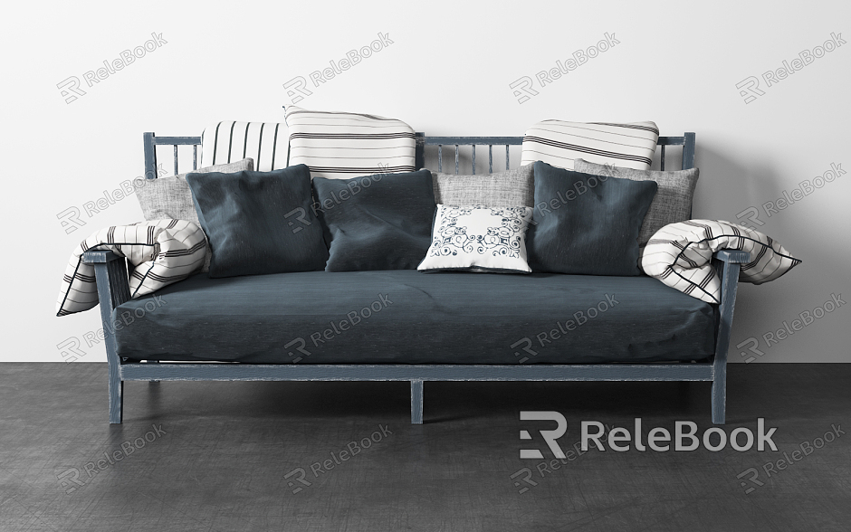 American double sofa sofa model