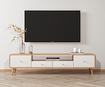 Nordic TV cabinet 3d model