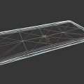 Modern Gray Mattress With Textured Surface Simple Design And Dark Background
