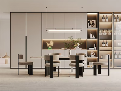 Modern Restaurant 3d model