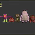 Children's Soft Plush Toys Featuring Frog Bird And Cute Cartoon Characters