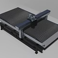Industrial Precision Cutting Machine With Large Workbench And Stable Metal Frame