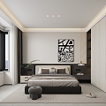 Minimalist Bedroom 3d model