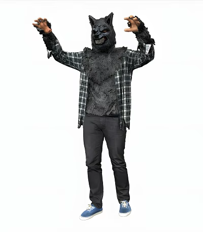 Modern game character werewolf 3d model Modern game character werewolf 3d model