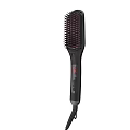 Professional Electric Heated Curling Hair Brush With Red Bristles Digital Display And Power Cord