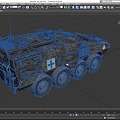 Armored Vehicle Armored Transport Vehicle Armored Carrier Launcher Light Tank Infantry Fighting Vehicle Low Face Number Low Model Simple Model Game Sub-era Film and Television Level 3d model