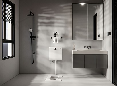 Modern sink 3d model