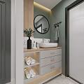 Modern Apartment With Sofa In Living Room And Bed In Bedroom