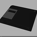 Vintage Black 3.5 Inch Floppy Disk Classic Data Storage Device With Retro Design 3d model