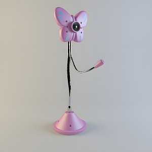 Surveillance Camera Flower Shape Camera 3d model