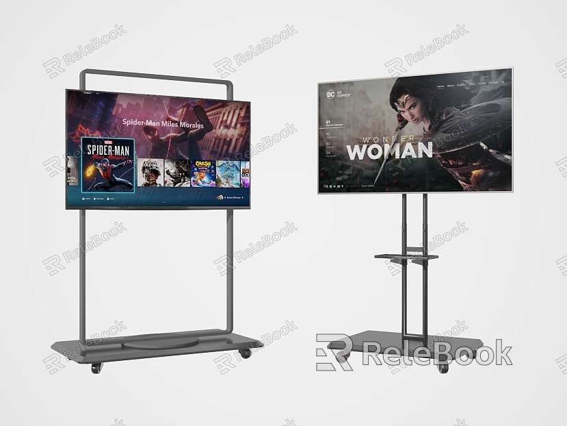 Modern TV TV TV Rack Advertising Rack Advertising Screen Display TV model