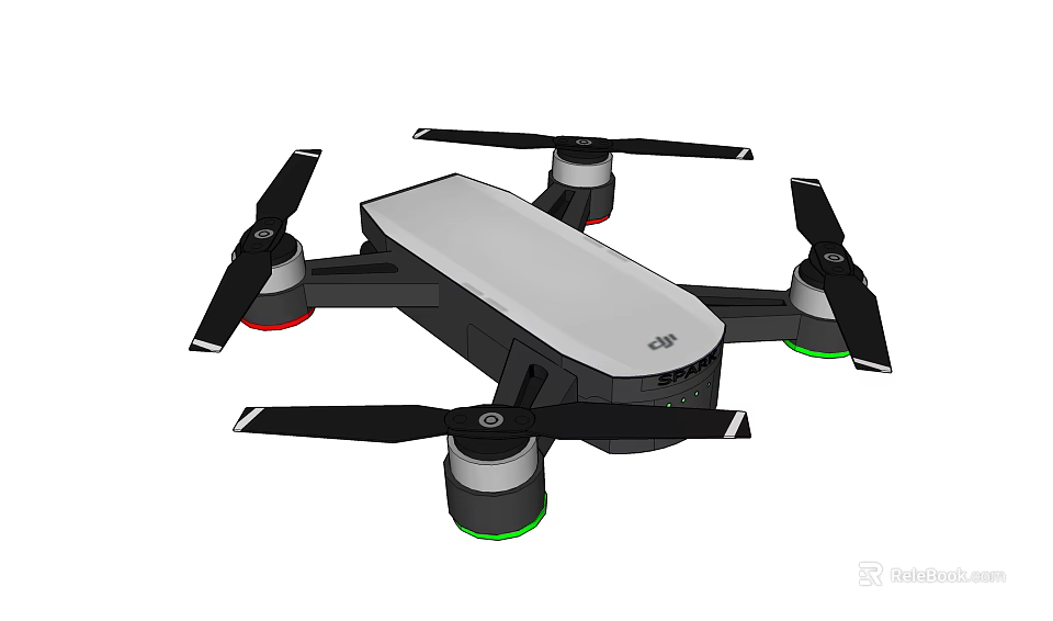 Smart Quadcopter Drone With Foldable Design And Advanced Aerial Photography Features 3d model 
