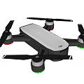 Smart Quadcopter Drone With Foldable Design And Advanced Aerial Photography Features 3d model