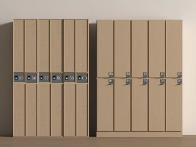Modern Locker Modern Wardrobe Bathroom Locker Storage Box Locker 3d model