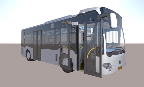 Modern Bus 3d model