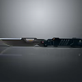Tactical Folding Knife Design With Sharp Blade Ergonomic Handle And Black Finish
