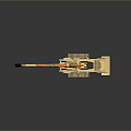 laser tower turret turntable sci-fi tower defense game tower defense sci-fi turret game turret game turret 3d model