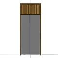 Elevator door SU model 3d model