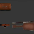 Classic Wooden Violin with Open Case for Daily Life Storage and Use