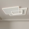 Modern lamp combination minimalist ceiling lamp living room lamp bedroom lamp simple geometric ultra-thin ceiling lamp combination 3d model