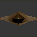 Golden Sword With Decorative Hilt And Smooth Blade On Dark Background