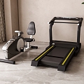 Modern Treadmill 3d model