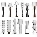 Quiet Wind Floor Lamp 3d model