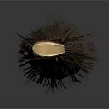 Traditional Household Broom With Wooden Handle And Bristle Cleaning Head