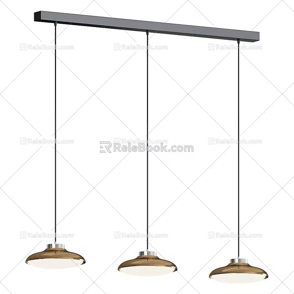 fiji three row chandelier 18w 3d model