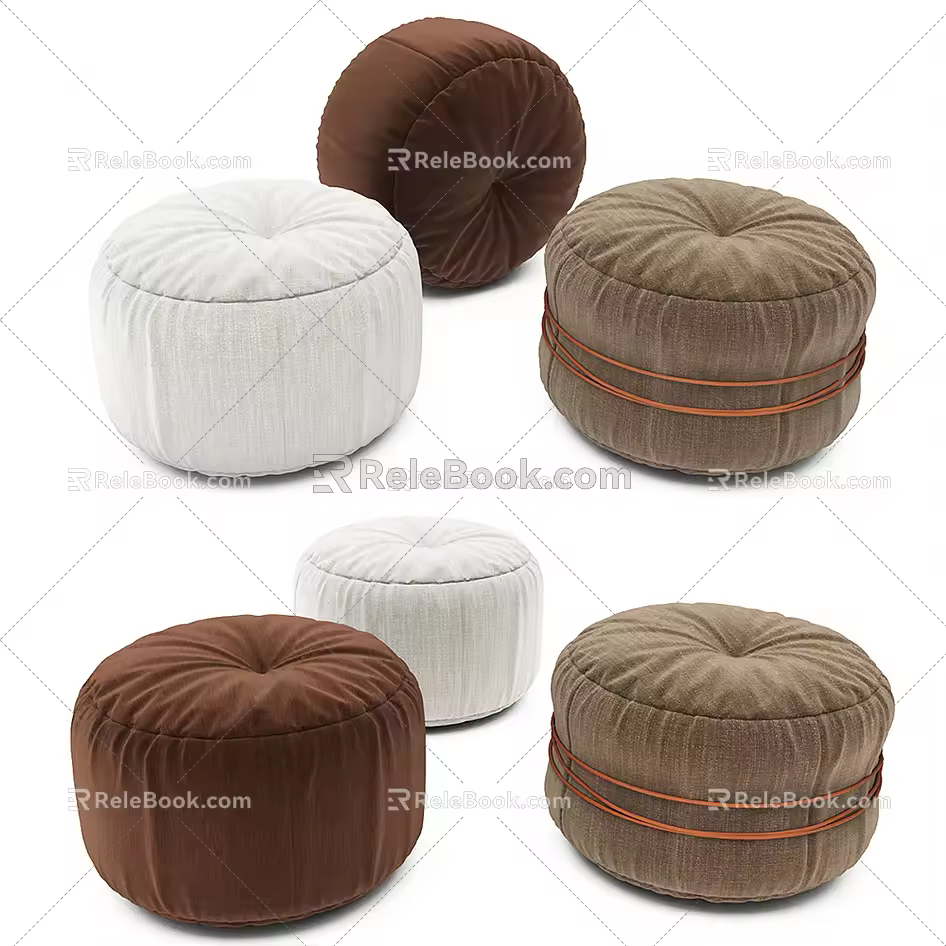 Sofa stool 3d model