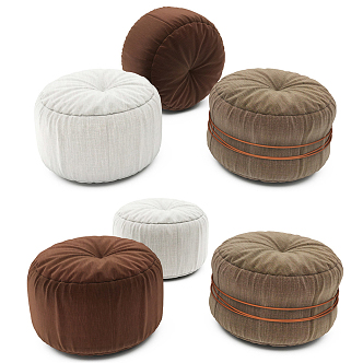 Sofa stool 3d model