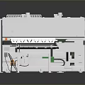 Automated Industrial Conveyor System With Mechanical Structure And Belt Components