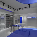 Leader Clothing Store With TZ Trendy Zone Shoe Racks Clothing Displays And Cartoon Figure