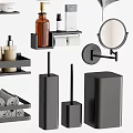 Bathroom Storage With Toiletries Towels And Accessories