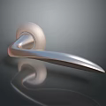 Modern Metal Door Handle Hardware Tool With Smooth Surface And Durable Design 3d model