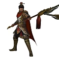 Modern Game Character Three Kingdoms Unparalleled Character Man 3d model