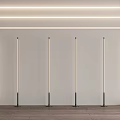 Modern skylight linear light 3d model