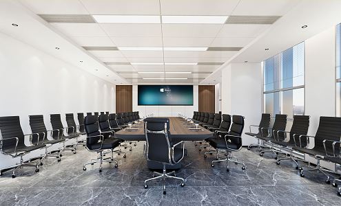 Modern Conference Room 3d model