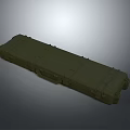 Military Green Long Weapon Storage Case With Durable Tactical Design