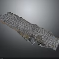 Natural Wood Stone Long Strip With Mosaic Texture Natural Rough Edges And Rustic Appearance