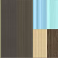 Wall Panels In Various Colors For Decoration 3d model